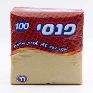 מפיות מרובעות בצבע זהב