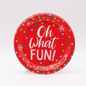 צלחות קטנות Oh What Fun