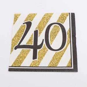 מפיות ליום הולדת 40