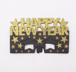 משקפיים מנייר "Happy New Year"
