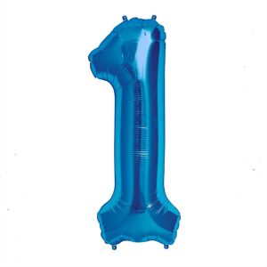 בלון סיפרה "1" כחול