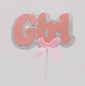 טופר לעוגה Girl